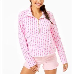 Pink Topaz Fineapple UPF 50+ Ronan Cropped Popover